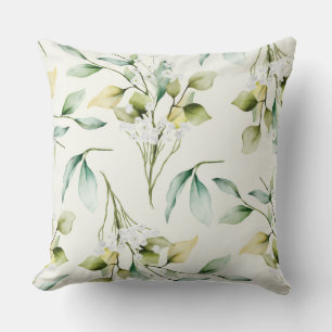Weiches und hübsches botanisches Design  Kissen