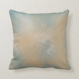 Weiches und träumerisches Blau-und des Gold| Kissen