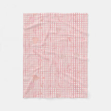Weiches Valentins-Gingham-Flanell-Babydcke