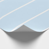 Weiches vertikales Streifenmuster-Design Geschenkpapier (Ecke)
