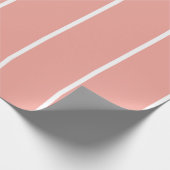 Weiches vertikales Streifenmuster-Design Geschenkpapier (Ecke)