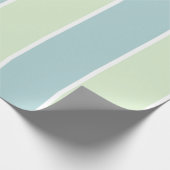 Weiches vertikales Streifenmuster-Design Geschenkpapier (Ecke)