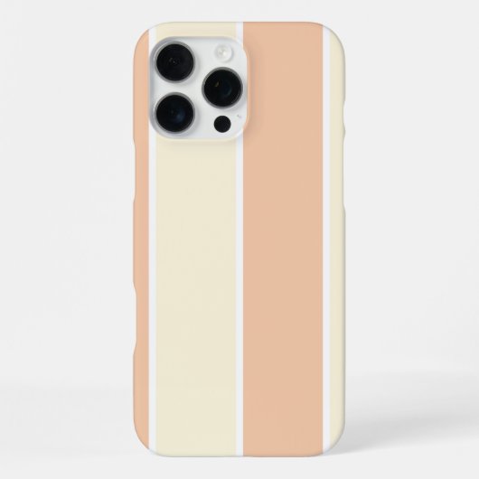 Weiches vertikales Streifenmuster-Design iPhone Hülle (Rückseite)