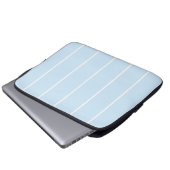 Weiches vertikales Streifenmuster-Design Laptopschutzhülle (Vorne Knopf)
