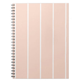 Weiches vertikales Streifenmuster-Design Notizblock