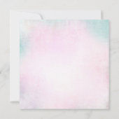 Weiches Vintages Rosa Kirschblüten-Brautparty Einladung (Rückseite)