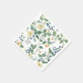 Weiches, von der Natur Inspiriert Design Serviette (Ecke)