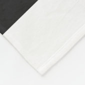 Weiches Weiß- und Pitch-Pastellmuster Fleecedecke (Ecke)