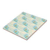 Weiches Wellen-Muster Fliese (Seite)