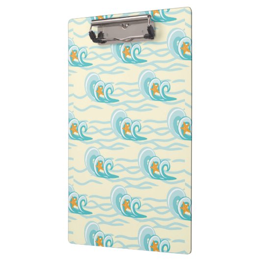 Weiches Wellen-Muster Klemmbrett (Links)