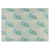 Weiches Wellen-Muster Schneidebrett (Vorderseite)