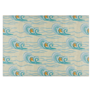 Weiches Wellen-Muster Schneidebrett