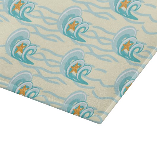 Weiches Wellen-Muster Schneidebrett (Ecke)