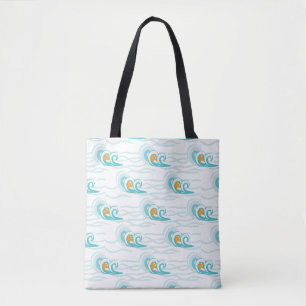 Weiches Wellen-Muster Tasche