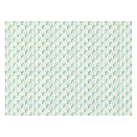 Weiches Wellen-Muster Tischdecke (Vorderseite (Horizontal))