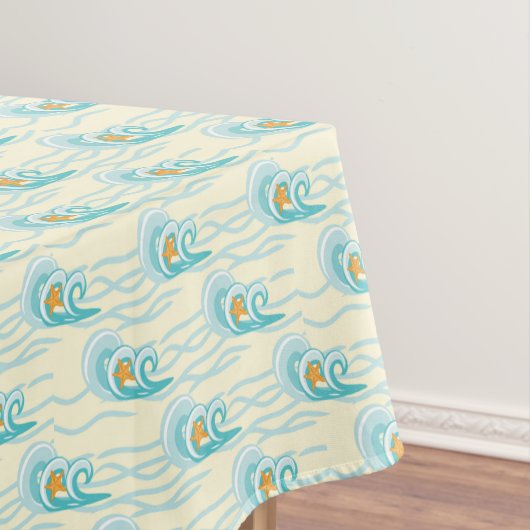 Weiches Wellenmuster Tischdecke (Beispiel)