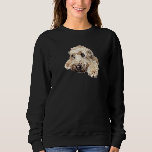Weiches Wheaton Terrier Design Sweatshirt (Vorderseite)