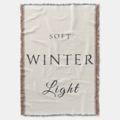 Weiches Winterlicht Decke (Vorderseite Vertikal)