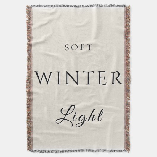 Weiches Winterlicht Decke (Vorderseite Vertikal)