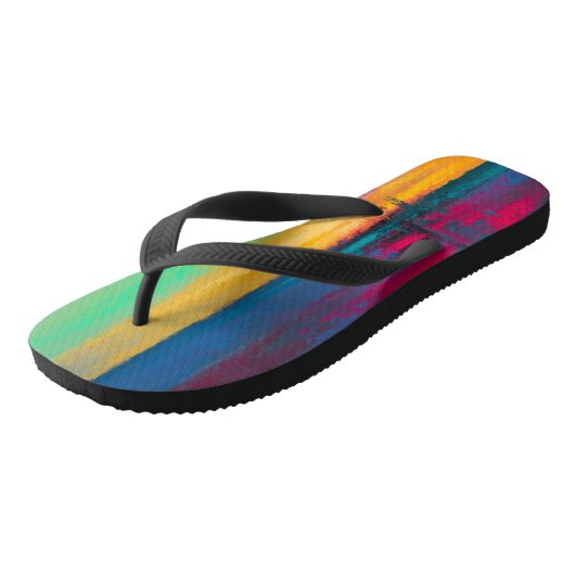 Weichfarbe Badesandalen (Schrägansicht)