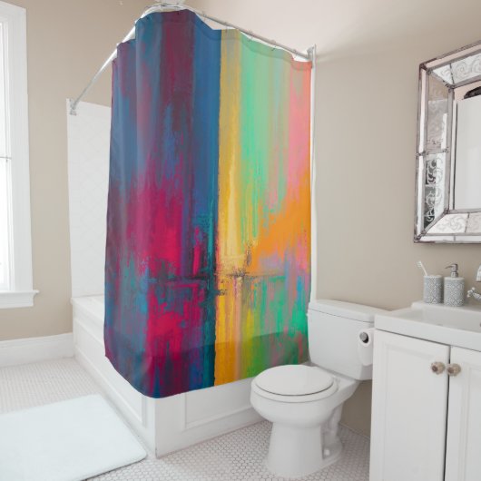Weichfarbe Duschvorhang (Beispiel)