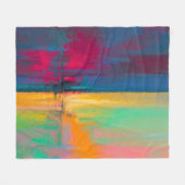 Weichfarbe Fleecedecke (Vorderseite (Horizontal))