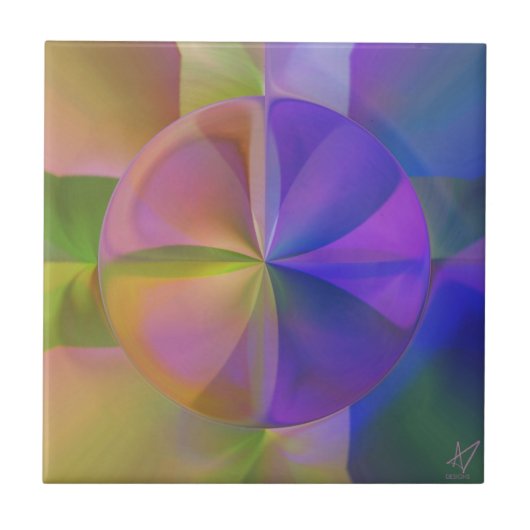 Weichfarbe Fliese (Vorderseite)