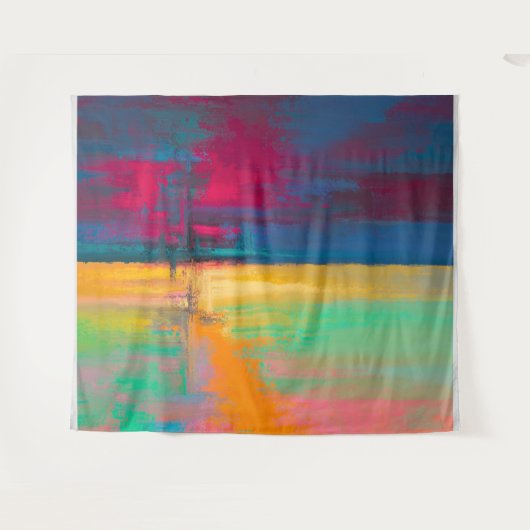 Weichfarbe Wandteppich (Vorderseite (Horizontal))