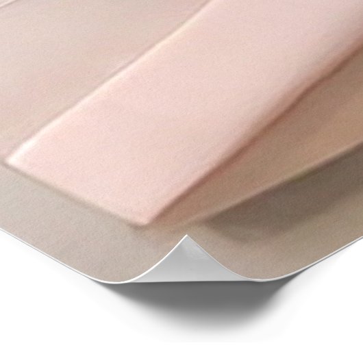 Weichfarben modern abstrakt für Zuhause Poster (Ecke)