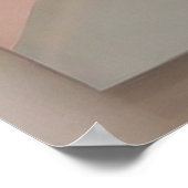 Weichfarben modern abstrakt für Zuhause Poster (Ecke)