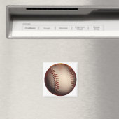 Weichfarbiger Baseball wurde in Rot geändert Magnet (In Situ (Geschirrspüler))