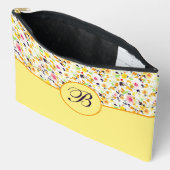 Weichfederblütenmonogramm Zubehörtasche (Offen)