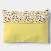 Weichfederblütenmonogramm Zubehörtasche (Rückseite)