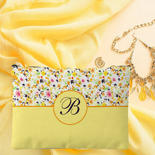 Weichfederblütenmonogramm Zubehörtasche