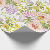 Weichfloral Geschenkpapier (Ecke)