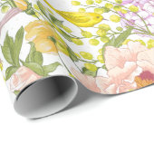 Weichfloral Geschenkpapier (Rolleneckpunkt)