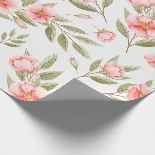 Weichfloral Geschenkpapier (Ecke)