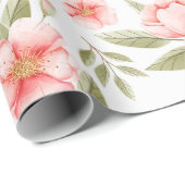 Weichfloral Geschenkpapier (Rolleneckpunkt)
