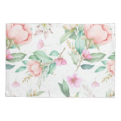 Weichfloral Kissenbezug (Rückseite-Links)