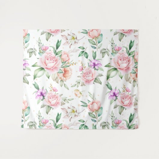 Weichfloral Wandteppich (Vorderseite (Horizontal))