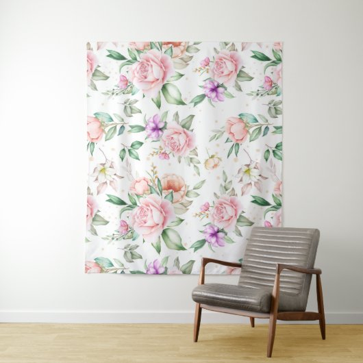 Weichfloral Wandteppich (Beispiel)