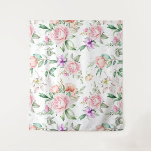 Weichfloral Wandteppich