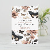 Weichfloralmatten Save The Date (Stehend Vorderseite)