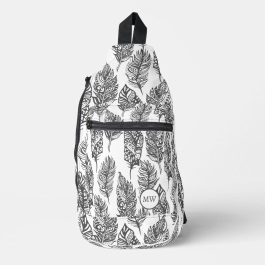 Weichfüßer Doodle 2 Crossbody Bag (Vorderseite)