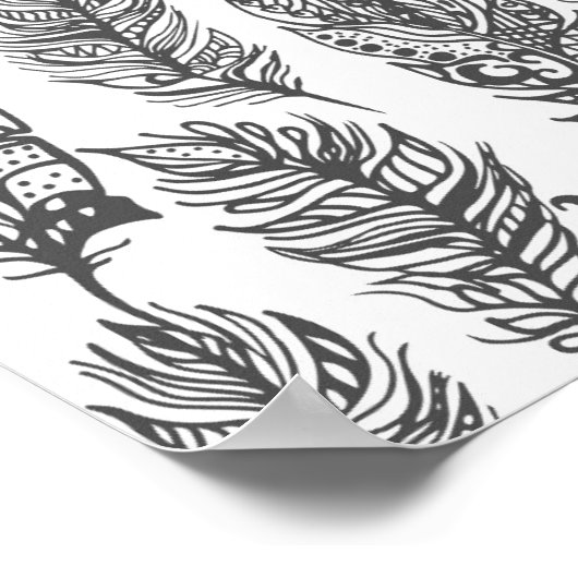 Weichfüßer Doodle 2 Poster (Ecke)