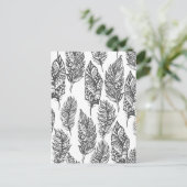 Weichfüßer Doodle Postkarte (Stehend Vorderseite)