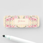 Weichgelb gestreift namensschild (Beispiel)