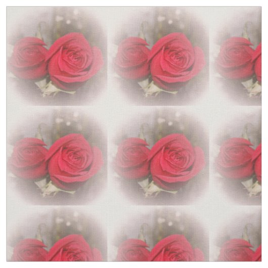 Weichgewebe aus Rote Rosen Stoff (Muster)