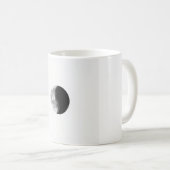 Weichgezeichnete Mondphasen-Tasse - monochromes Sc Kaffeetasse (VorderseiteRechts)