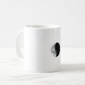 Weichgezeichnete Mondphasen-Tasse - monochromes Sc Kaffeetasse (Vorderseite Links)